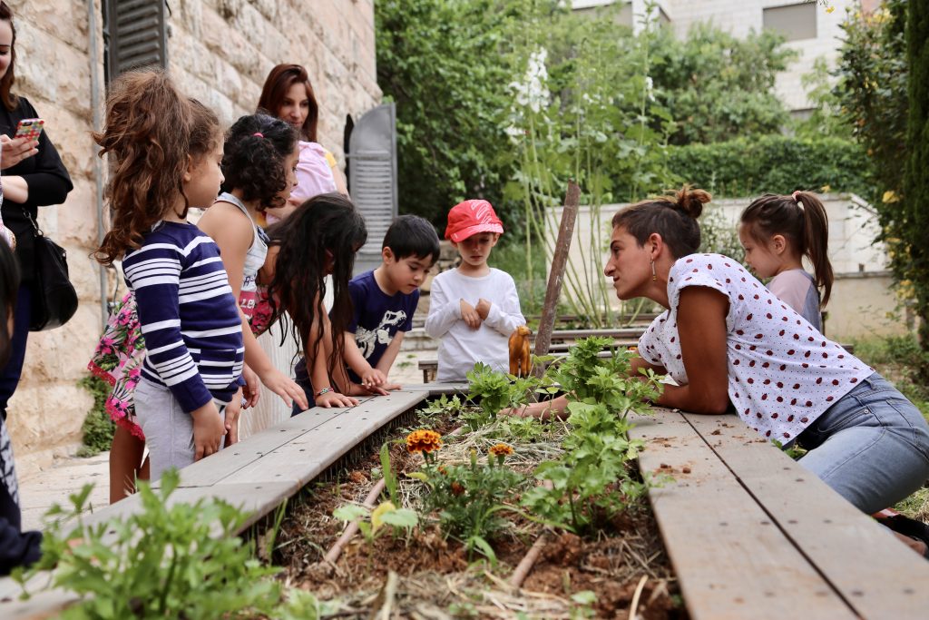 Children farming