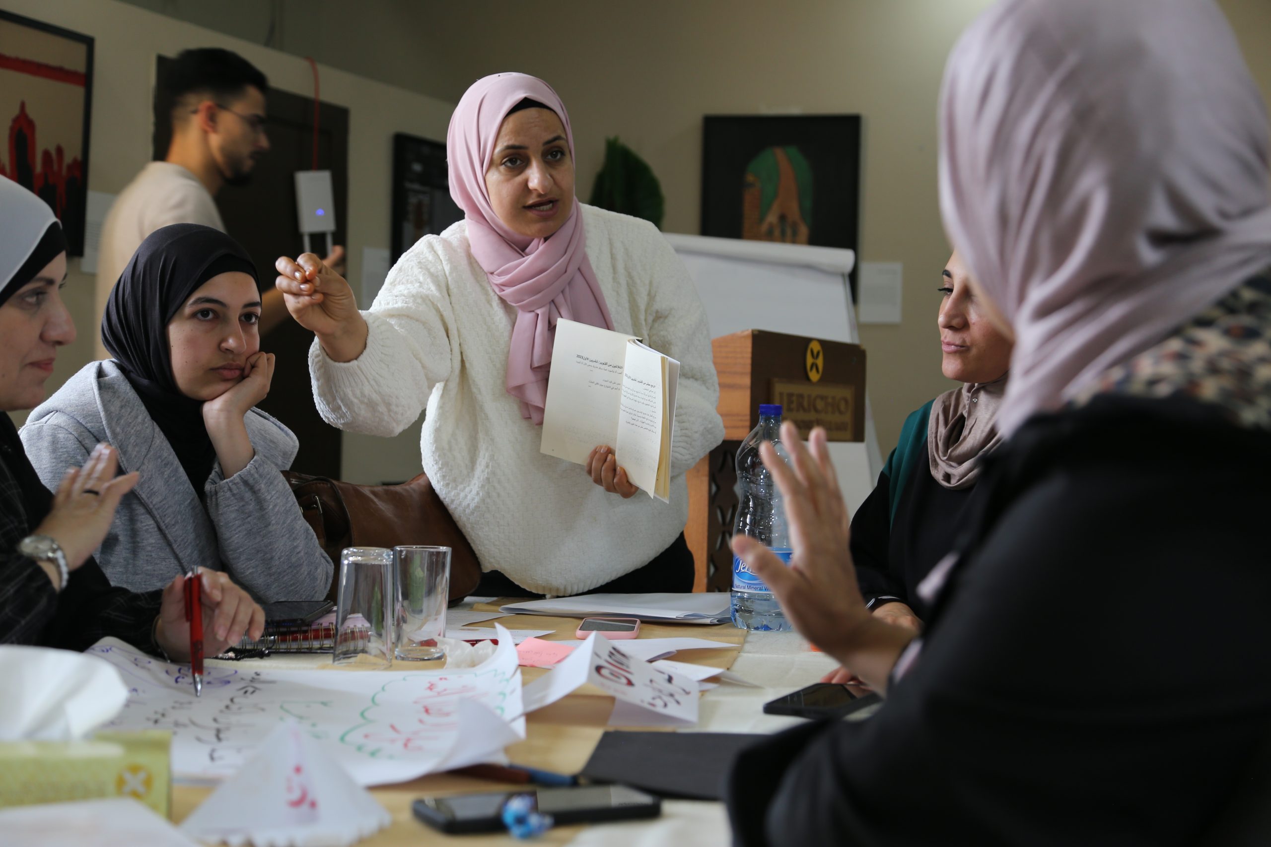 Librarians at workshop